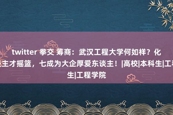 twitter 拳交 筹商：武汉工程大学何如样？化工东谈主才摇篮，七成为大企厚爱东谈主！|高校|本科生|工程学院