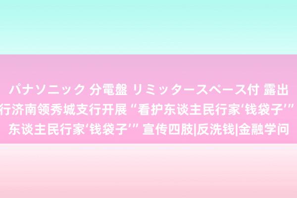 パナソニック 分電盤 リミッタースペース付 露出・半埋込両用形 民生银行济南领秀城支行开展“看护东谈主民行家‘钱袋子’”宣传四肢|反洗钱|金融学问